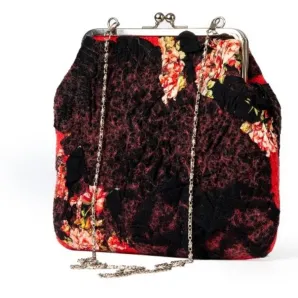 Сумка ридикюль в технике валяние из овечьей шерсти. Высота сумки 28 см, длина 24 см