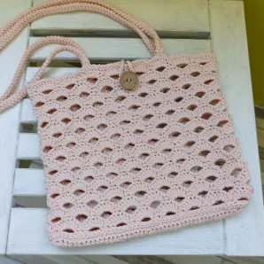 сумка из полиэфирного шнура через плечо