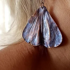 Серьги "Небесная мальва"