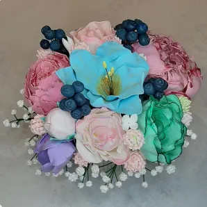 Букет из полимерной глины