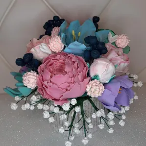 Букет из полимерной глины