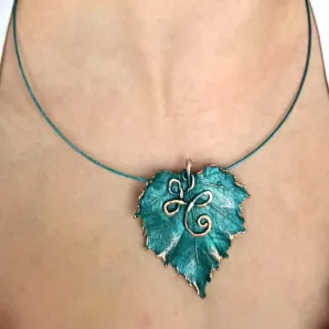 Чокер "Лист березы"