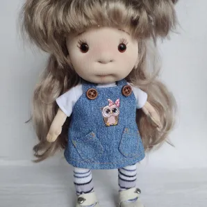 Текстильная кукла Глаша