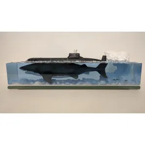 АПЛ проект 941 "Акула" с Большой белой акулой. Подводная лодка