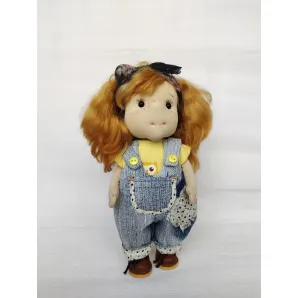 Текстильная кукла Ася