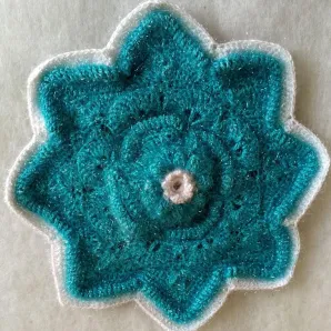 Салфетки - мандалы вязаные крючком