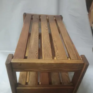 Обувница для хранения из лиственницы ангарской, 600х330х470