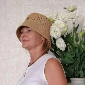 Комплект из рафии сумка-шоппер + панама, размер сумки 35*28, декоративные ручки, кожаная фурнитура, укреплённое дно