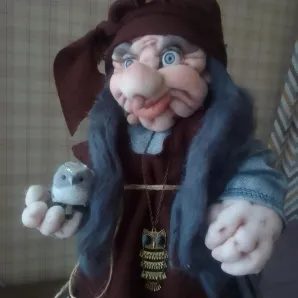 Интерьерная кукла "Баба-яга"