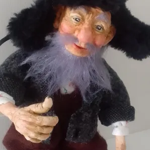 Интерьерная кукла "дед и бабка"