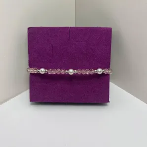 Браслет из бусин рондель ручной работы