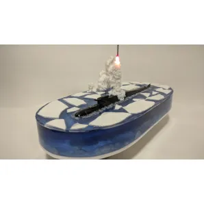 Модель подводной лодки 667БДРМ "Дельфин"