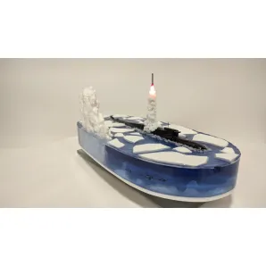 Модель подводной лодки 667БДРМ "Дельфин"