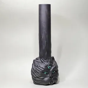 Керамический бонг ручной работы Кот