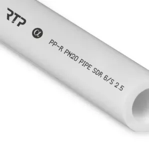 Труба полипропиленовая PPR 20х3,4 PN20 белая 2м SDR6 РТП