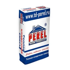 Теплоизоляционная кладочная смесь PEREL TKS 2520 25 кг Зима