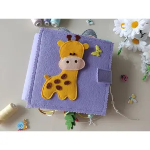 Книга из фетра "Жирафик"