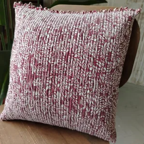 Декоративная подушка 35х35 см, двухсторонняя. Ручное ткачество.