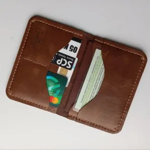 Обложка для документов из натуральной кожи, ручная работа