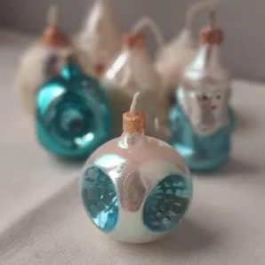 Свеча новогодняя игрушка Прожектор ручной работы