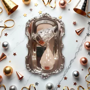 Свеча новогодняя игрушка Избушка ручной работы