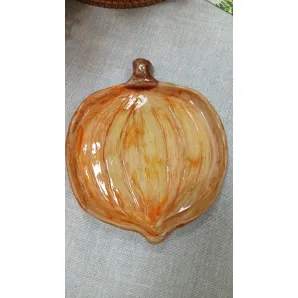 Тарелка керамическая декоративная "Тыковка"