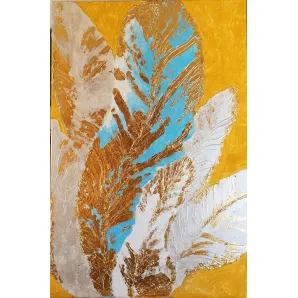 Перья в золотом