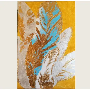 Перья в золотом