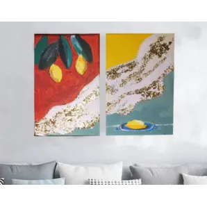 Картины маслом в наборе две штуки