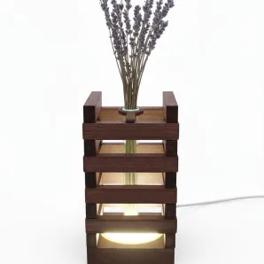 Медитативный ночник-ваза 2-в-1 «Любовь» с NFC-плейлистом и аромапалочками