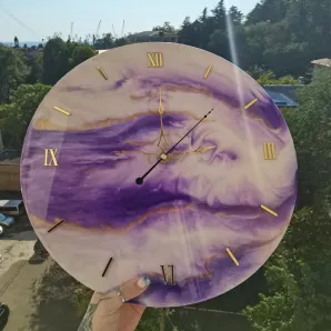 Часы из эпоксидной смолы