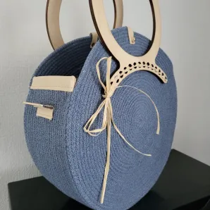 Cумка каркасная из хлопкового шнура