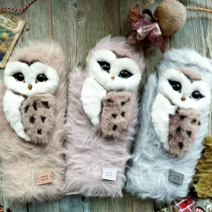 Варежки с совой