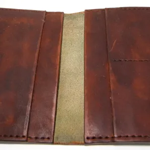 Докхолдер. Обложка для документов из натуральной кожи с тиснением