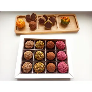 Набор шоколадных конфет ручной работы трюфели “Трюфельное ассорти”