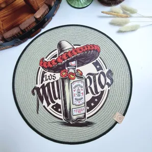 Салфетка для сервировки стола плейсматы подставки под горячее. Диаметр 30 см