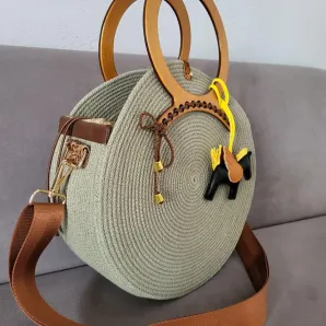 Cумка каркасная из хлопкового шнура