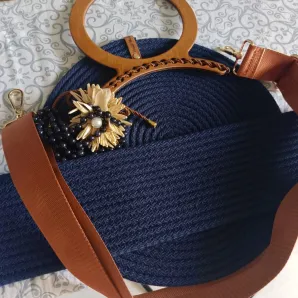 Cумка каркасная из хлопкового шнура