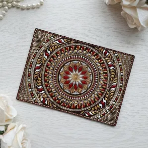 Комплект аксессуаров из натуральной кожи "Осенний комплемент"