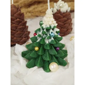 Свечи новогодние Елка и Шишка