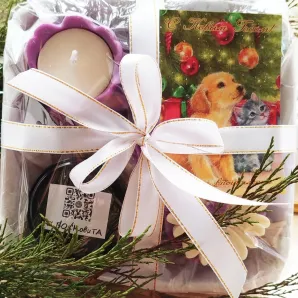 Свечи восковые и соевые набор