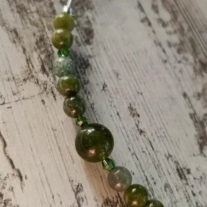 Чокер с нефритом