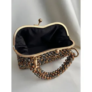 Сумка из хрустальных бусин