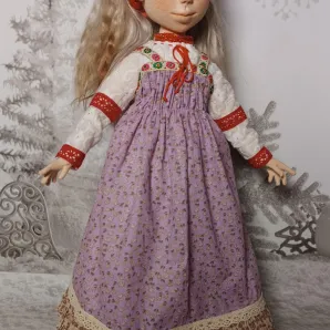 Кукла ручной работы "Аленка" В русском традиционном костюме