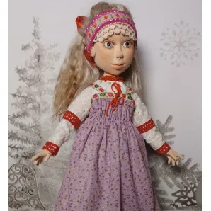 Кукла ручной работы "Аленка" В русском традиционном костюме