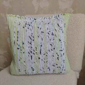 Декоративная подушка 35х35 см. Ручное ткачество.