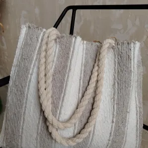 Сумка из льняной ткани. Ручное ткачество.