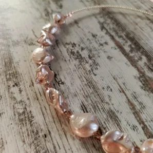 Чокер с барочным жемчугом