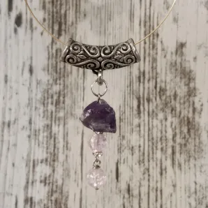 Подвеска с аметистом