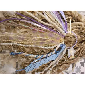 Фибула заколка для дред кос афрокудрей ручная работа